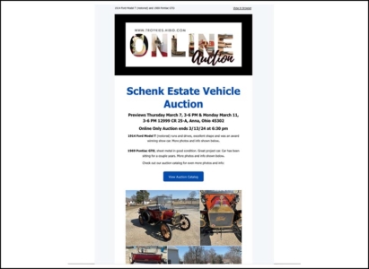 Troy Kies Real Estate and Auction - Online Estate Vehicle Auction