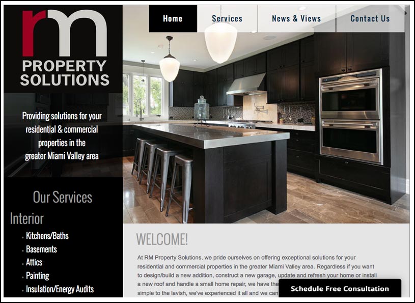 Responsive Website for RM Property Solutions