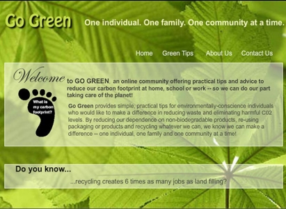 Go Green website project/Edison - Wise Choice Marketing Solutions