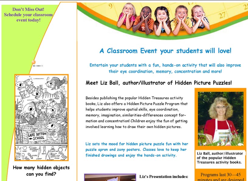 Hidden Picture Puzzles School Event Mailer - Wise Choice Marketing Solutions
