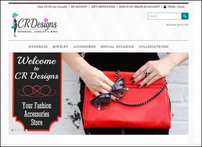 CR Designs e-Commerce website - Wise Choice Marketing Solutions