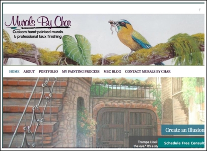 Murals By Char Website Redesign - Wise Choice Marketing Solutions