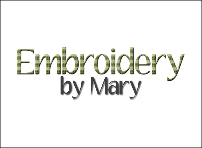 Embroidery by Mary logo - Wise Choice Marketing Solutions
