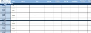 WCMS Content Calendar-Planner to help increase website traffic
