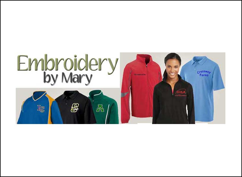 Embroidery by Mary LinkedIn business page header - Wise Choice Marketing Solutions